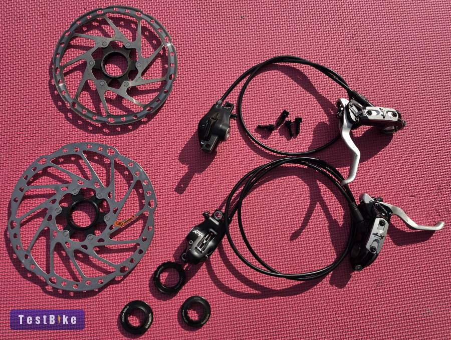 Shimano XT M775, új betétekkel, friss szervizzel és tárcsákkal