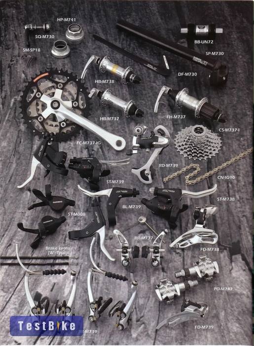Shimano XT ST-M008 váltókar-pár