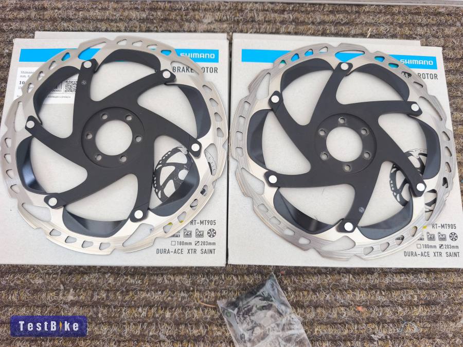 Shimano XTR / Saint féktárcsa 203mm 6 csavaros Ice-Tech Free