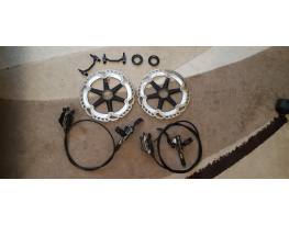 Shimano XTR 9120 - 4 dugós új komplett fékszett eladó 