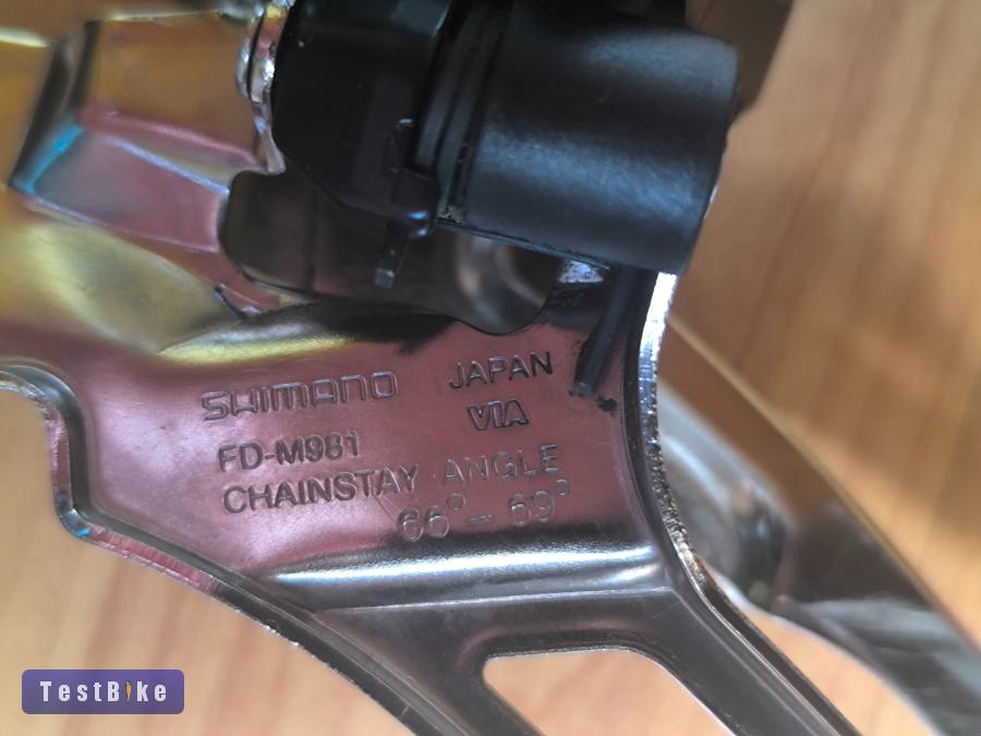 Shimano XTR FD-M981 első váltó 