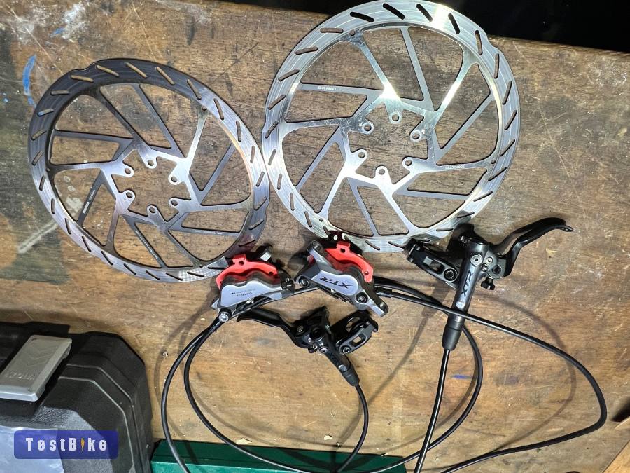 Shimano XTR fékszett tárcsákkal