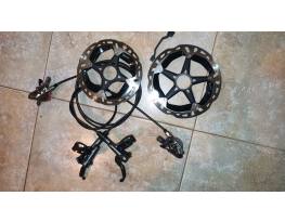 Shimano XTR M9100 fékszett 180/160 +adapter