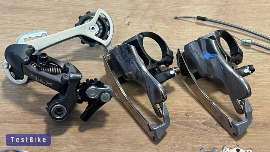 Shimano XTR M950 / M951 e-h váltók, fékváltókar, fogsor 8s.