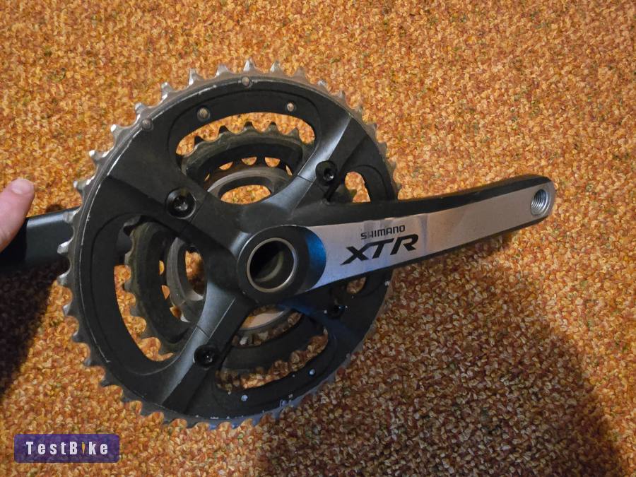Shimano XTR M975 hajtómű, 175mm