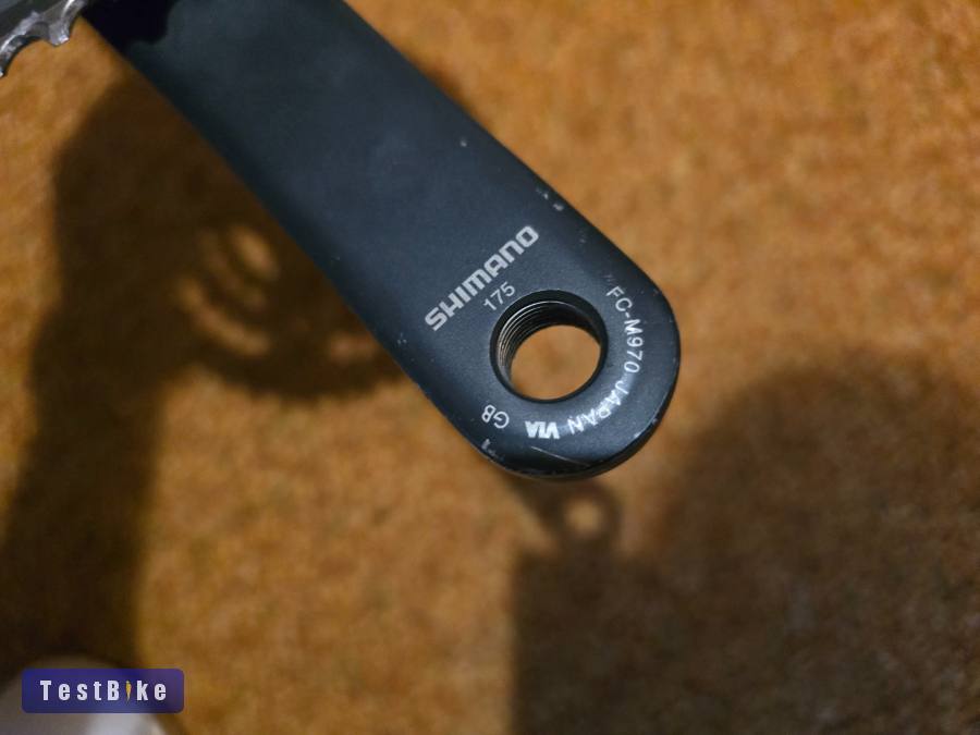 Shimano XTR M975 hajtómű, 175mm