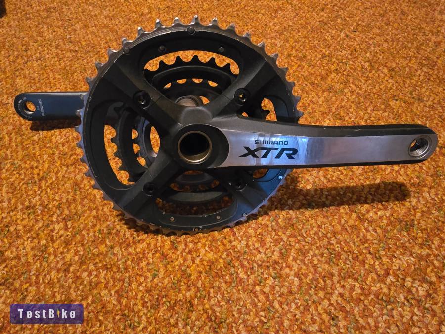 Shimano XTR M975 hajtómű, 175mm