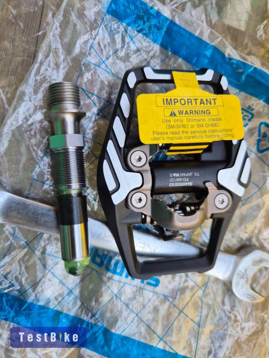 Új Shimano xtr tengely/pedáltest jobbos