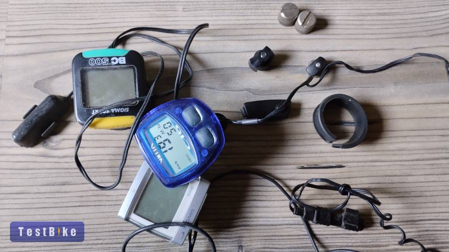 Sigma Vetta kerékpár km-ora 3 db minden tartozékával 