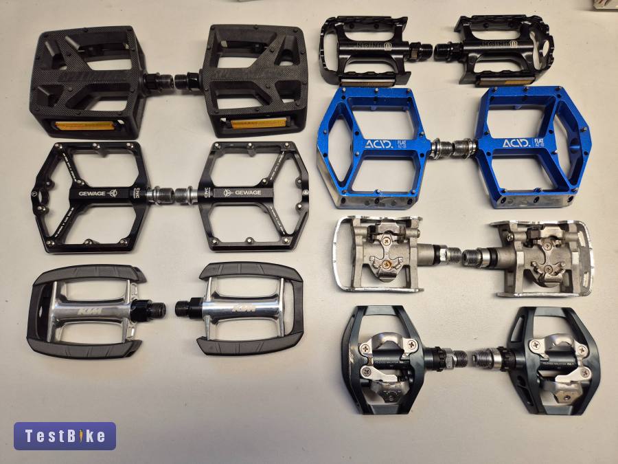 Specialized, Ktm, Cube Acid, Shimano, Union pedál. 