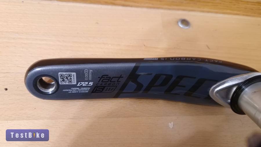 Specialized S-Works karbon hajtómű, 50/34-es lánctányérokkal