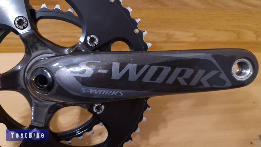 Specialized S-Works karbon hajtómű, 50/34-es lánctányérokkal