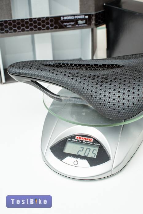 Specialized S-Works Power Mirror 143 mm nyereg — karbon sín