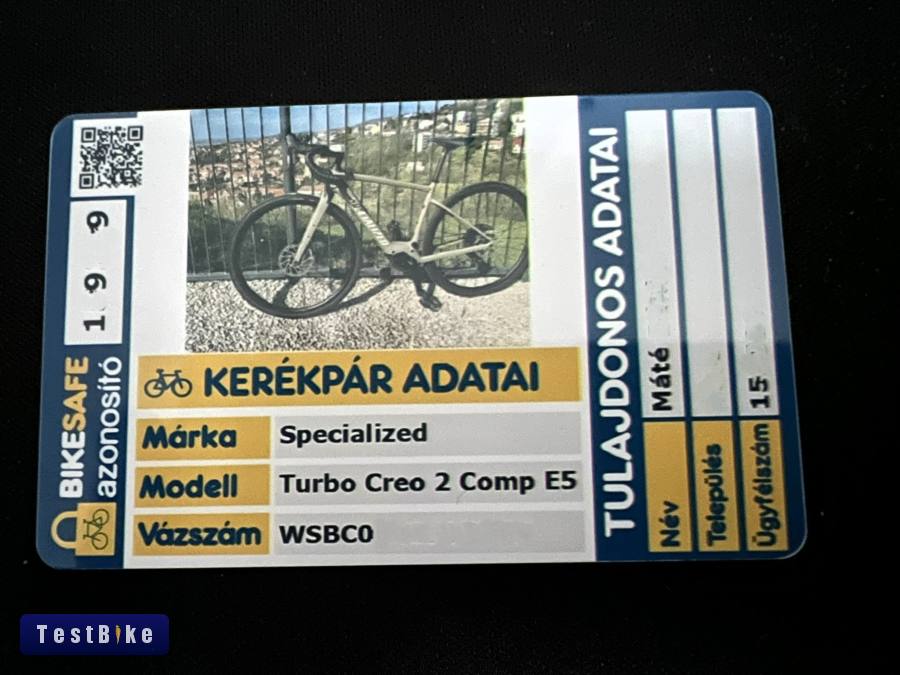 Specialized Turbo Creo 2 Comp E5 elektromos gravel kerékpár