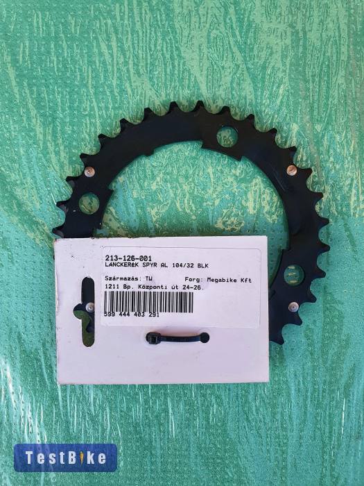 Spyral alumínium lánctányér 32 fog, 104mm bcd. 