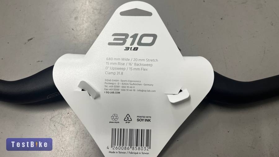 SQlab 310 2.0 Fitness Trekking kormány 31.8 befogó, zsír Új