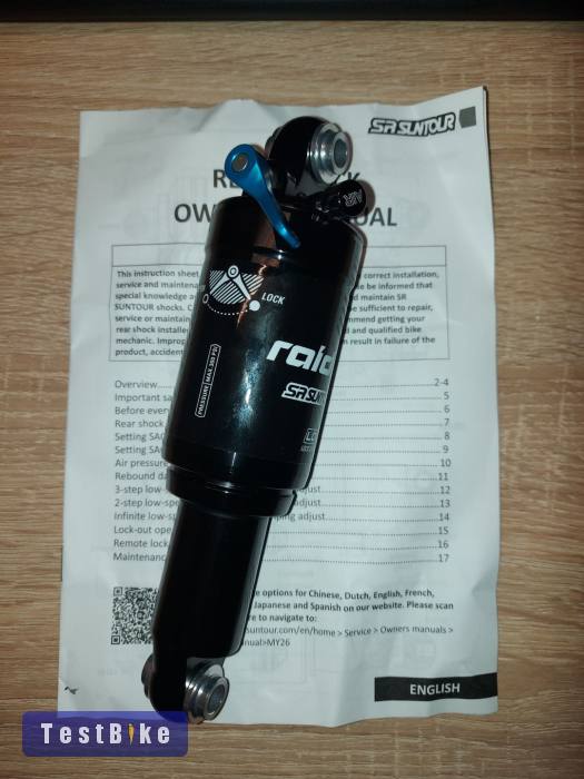 SR Suntour Raidon LO 165x38 levegős