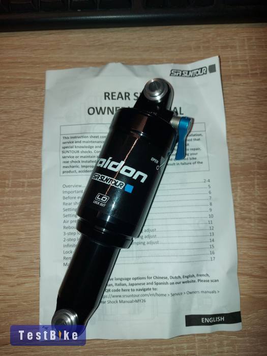 SR Suntour Raidon LO 165x38 levegős