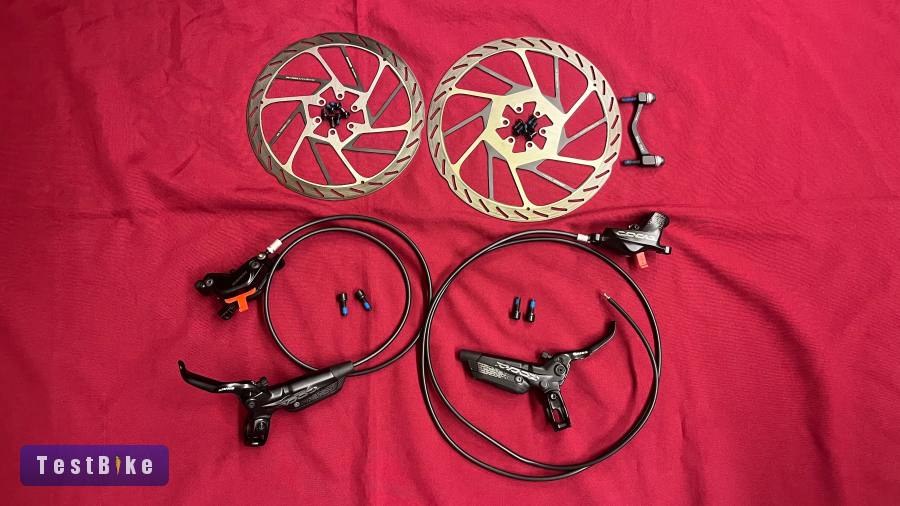 Sram Code R e+h tarcsfék szett, 228km futás, Újszerű