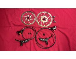 Sram Code R e+h tarcsfék szett, 228km futás, Újszerű
