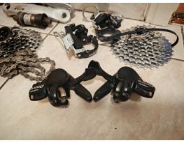 Sram és Shimano 9es sorok