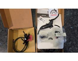 Sram Level Stealth szett, első és hátsó tárcsafék, Silver