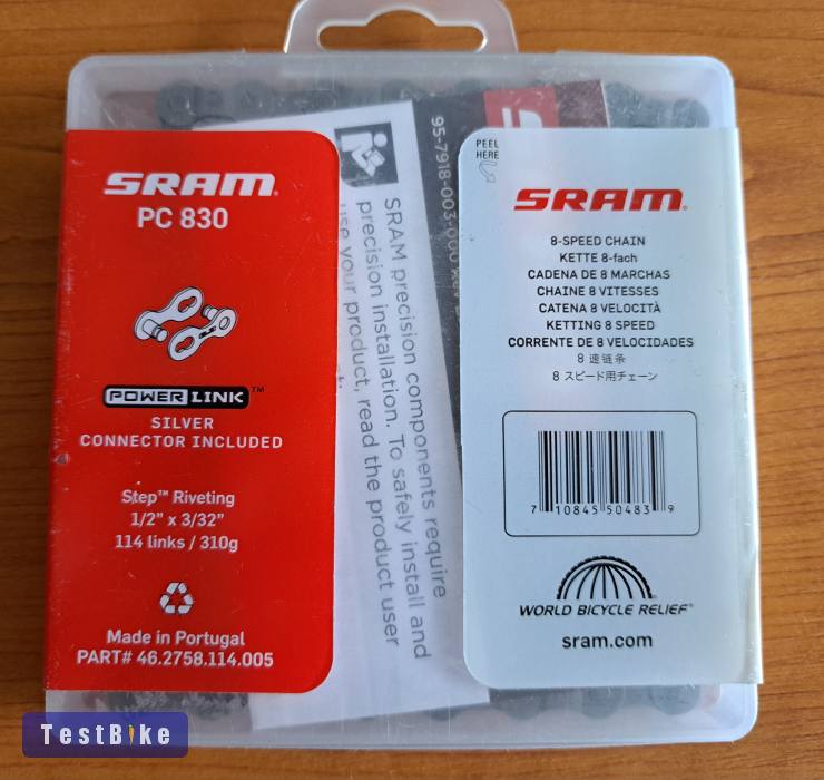 Sram PC-830 lánc patentszemmel
