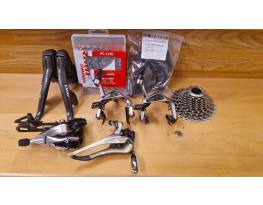 Sram Red 22 Double Tap 2x11 sebességes, mechanikus, felnifék komplett szett