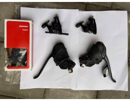 Sram Rival 1 x 11 fékváltó kar, Tektro fék, fékkar gumi