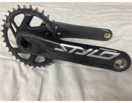 Sram Stylo 175mm 34T carbon, karbon hajtókar