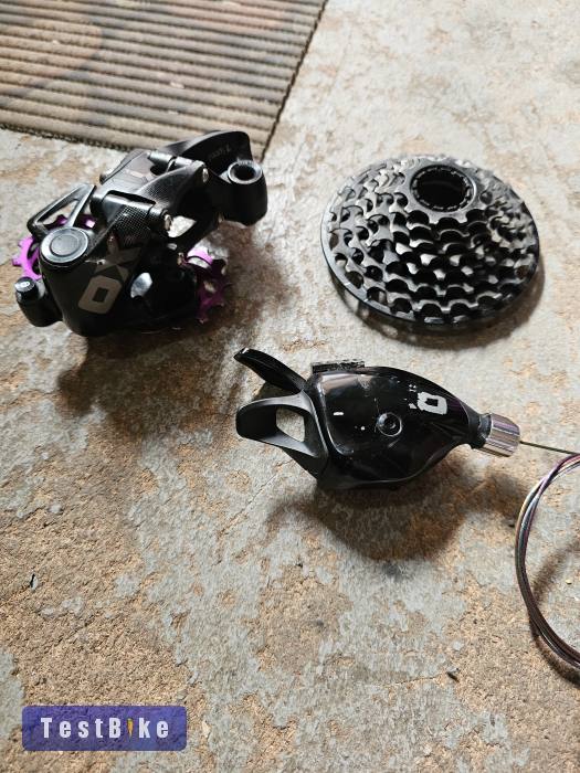 Sram X0 rövidkanalas (DH) 7 sebességes komplett váltás eladó