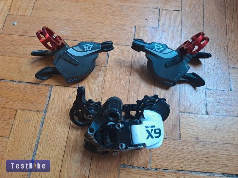 Sram X7 X9 2x10 váltás