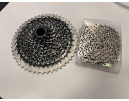 Sram XG-1295 X01 fogaskoszorú és lánc