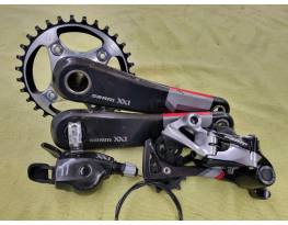 Sram XX1 Groupset 1x11 Crank, Derailleur, Shifter Group