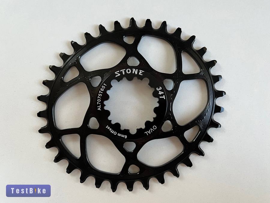 Stone ovál 34t Sram hajtókarhoz 6mm offset