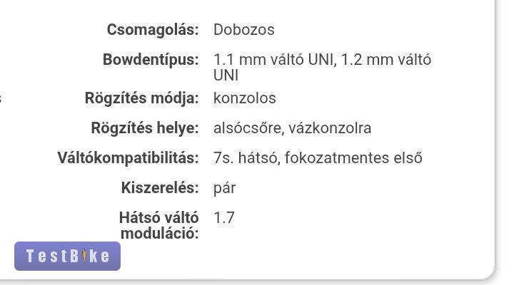 Új Sunrace slr30r7/lf országúti váltókar