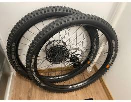 SünRingle Duroc 35/37 kerékszett 29, Boost, Schwalbe Gumival