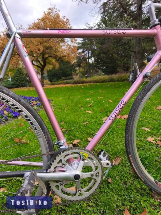 Sursee Columbus csöves, Shimano 105 x Rózsaszín Párduc