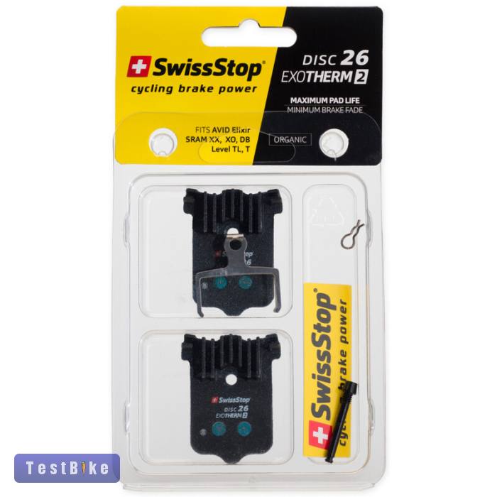 új Swissstop D26 EXOTherm2 tárcsafék betét Sram