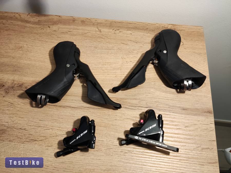 Szép állapotú Shimano 105 fékváltó karok és féknyergek 2×11