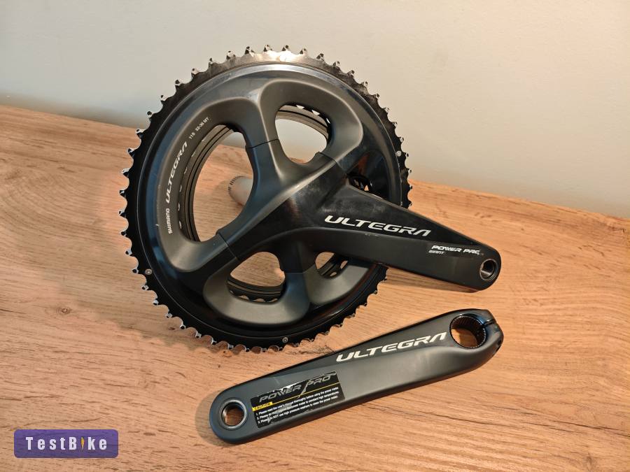 Szép állapotú Ultegra 8000 kétoldalú wattmérős hajtómű 2×11