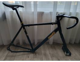 Szinte új, egyedi Csepel Rapid gravel vázszett+kormány+nyere