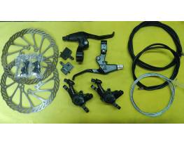 Tektro bowdenes mechanikus kerékpár bicikli tárcsafék szett