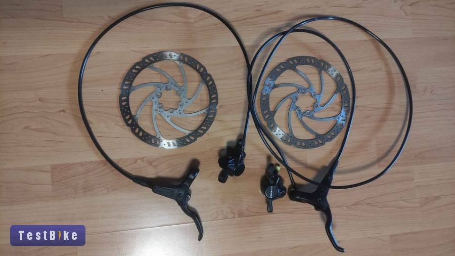 Tektro HD-M275 tárcsafék szett 2db 180mm tárcsával, használt