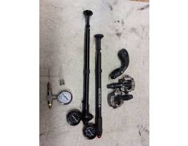 Teló pumpa, SPD pedál, Bryton konzol, nitrogén-levegő tőltő 