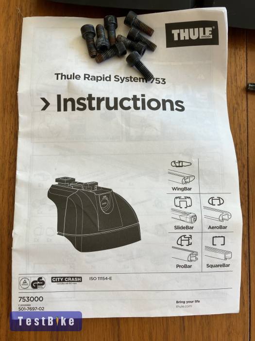 Thule 753 univerzális csomagtartó talprendszer