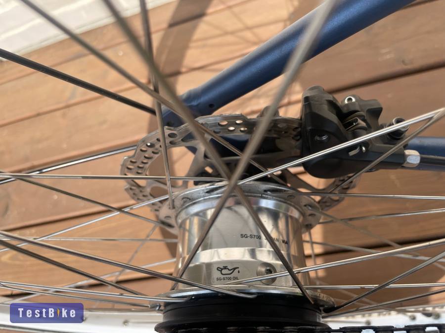 Trekking kerékpár Shimano Alfine 11 agyváltóval