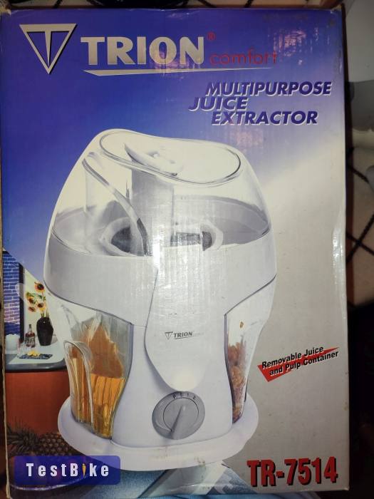 Trion TR-7514 gyümölcscentrifuga gyümölcsprés új dobozos