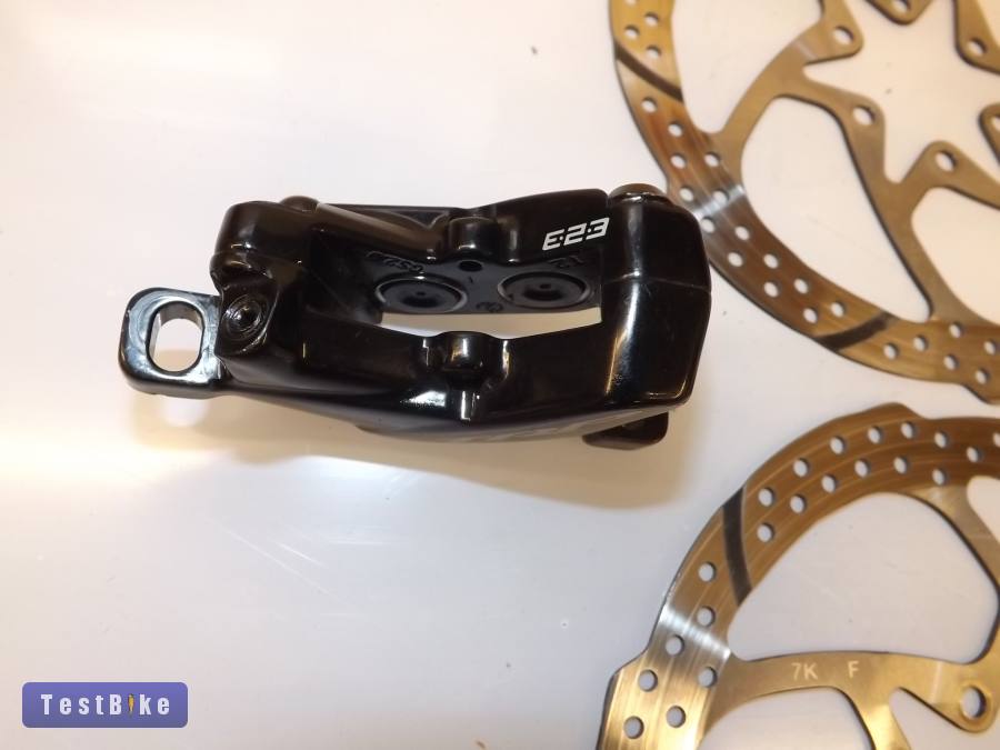 TRP féknyereg és féktárcsák. TRP Trail EVO féknyereg.