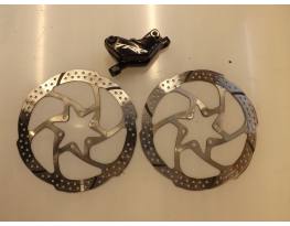 TRP féknyereg és féktárcsák. TRP Trail EVO féknyereg.